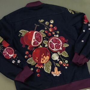 Morningwitch [COTTON TWILL JACKET] Scarlet Garden, Size Medium
